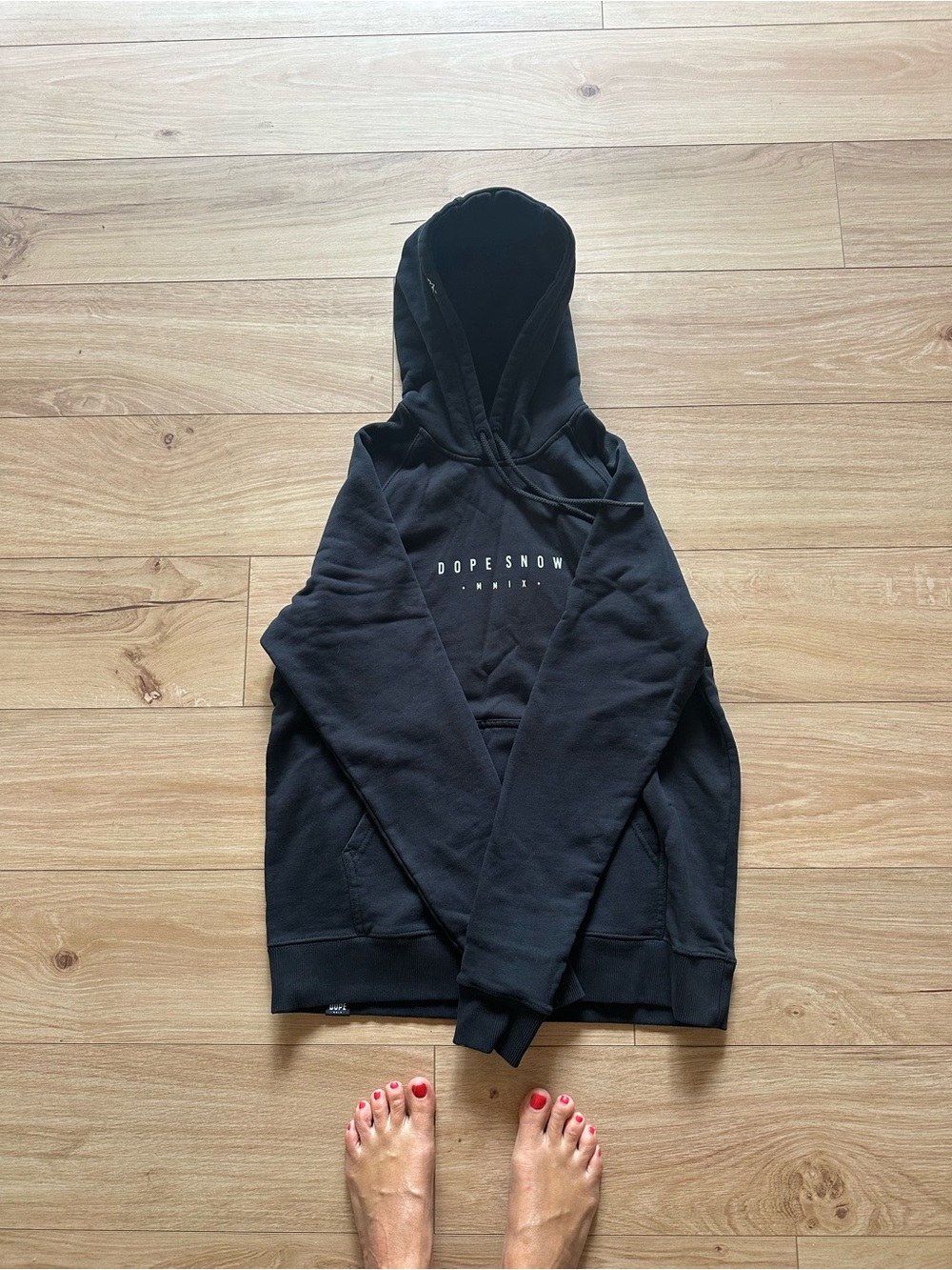 DOPE Black Hoodie with Front Logo